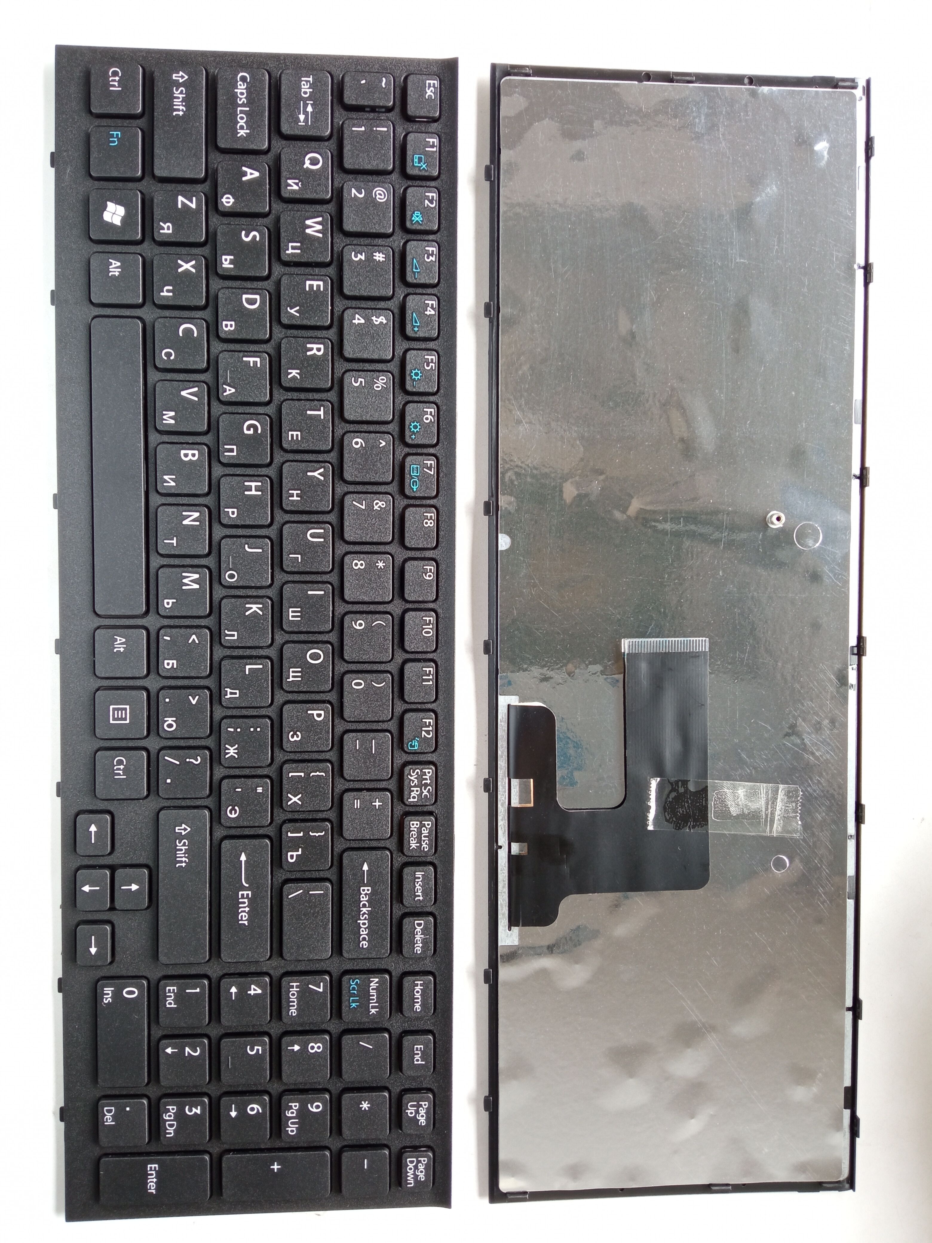 Picture of New Replacement Laptop Keyboard For SONY EH/VPC-EH BLACK FRAME BLACK (OEM) RU Layout